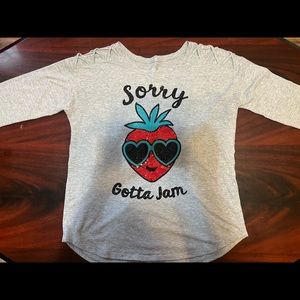 justice half sleeve shirt